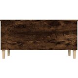  Klubska mizica dimljeni hrast 90x44,5x45 cm inženirski les, (20712360) | Shoptok.si