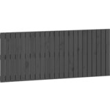 Maison Chic stensko posteljno vzglavje - vzglavna omarica - nočna omarica sivo 147x3x60 cm trdna borovina, (21706629) | Shoptok.si