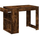 vidaXL Radni stol s ladicom i policom dimljeni hrast 102x62x77,5 cm | shoptok.hr