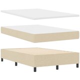  s opruga kutije s LED trakama Krema 120 x 190 cm tkanina | shoptok.hr