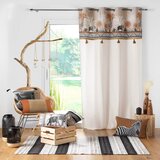 Douceur d intérieur Smeđa/u prirodnoj boji pamučna zavjesa 140x240 cm Kenya Lodge – | shoptok.hr