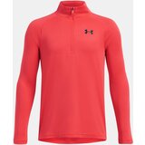 Under Armour Boys' T-shirt UA Tech 2.0 1/2 Zip-RED - Boys Cijene