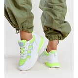 Gemre White and yellow thick-soled sneakers Matea | shoptok.hr