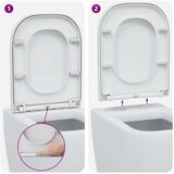 vidaXL Bijela Plastika Standard WC sjedalo Ostalo Moderno | shoptok.hr