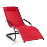 Blumfeldt Sunwave crvena vrtna ležaljka, Crvena | shoptok.hr