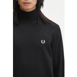 Fred Perry Puloverji Fp Roll Neck Jumper Črna | Shoptok.si