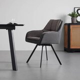 Bessagi Home naslanjač billy, siva, vrtljiv | Shoptok.si
