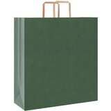  Papirnate vrećice 250 kom s ručkama zelene 45x17x48 cm | shoptok.hr