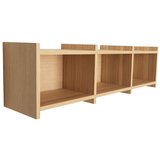 Hübsch Večnivojska polica v hrastovem dekorju 80 cm Focal – | Shoptok.si