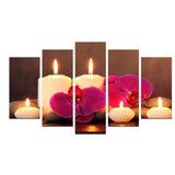 WALLXPERT dekorativna slika od 5 delova candle Cene