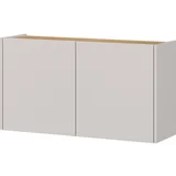 Kremno bela stenska omarica v hrastovem dekorju 93x52x29 cm Libbiano –