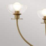  Alora Mood ALM-SYLVIA4-BG-CL - Luster SYLVIA na šipci 4xE14/40W/230V zlatna | Eponuda.com
