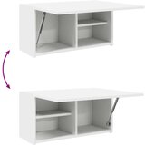 vidaXL Kupaonski zidni ormarić bijeli 60x25x30 cm izrađeno drvo | shoptok.hr