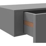  Zidna polica s ladicom siva 40 x 23,5 x 10 cm MDF | shoptok.hr