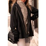 Fenzy Eleganten Plašč Albineya, Črn | Shoptok.si