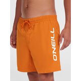 O'neill Kratke kopalne hlače 'Cali 16' oranžna / bela | Shoptok.si