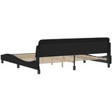  Okvir za krevet Dover crni 200x200 cm baršunasti | Eponuda.com