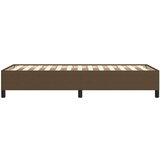  Okvir za krevet bez madraca tamnosmeđi 90 x 190 cm od tkanine | shoptok.hr