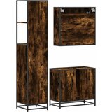  3-dijelni set kupaonskog namještaja boja hrasta drveni | shoptok.hr