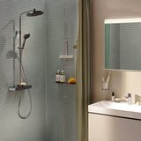 Hansgrohe 28638000 Activera S 240 1jet EcoSmart stenska termostatska armatura s tuš setom | Shoptok.si