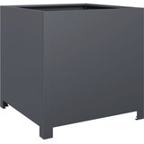  Vrtna sadilica antracit 50 x 50 x 50 cm čelična | shoptok.hr