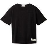 Tom Tailor Majica črna / bela | Shoptok.si