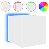  Zidni TV ormarić s LED svjetlima bijeli 30,5 x 35 x 30 cm | shoptok.hr