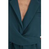 Trendyol Emerald Green Regular Lined Tie-Up Woven Blazer Jacket | Eponuda.ba