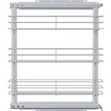  Izvlačna žičana košara srebrna 47 x 15 5 x 55 5 cm | shoptok.hr