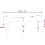  Uzglavlje 200 cm od masivne borovine | shoptok.hr