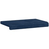 Jastučić za klupu Plišani kord Mornarsko plava Dubina 35 cm | shoptok.hr