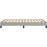 vidaXL Okvir kreveta svjetlosivi 120 x 190 cm od tkanine | shoptok.hr