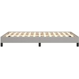 vidaXL Posteljni okvir svetlo siv 120x190 cm tkanina | Shoptok.si