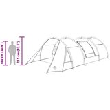  Tunelski šator s krovom Siva i narančasta 778 x 356 x 210 cm | shoptok.hr