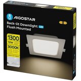 Aigostar led ugradno svetlo za spušteni plafon LED/12W/230V 3000K 17,5x17,5 cm bela | Eponuda.com