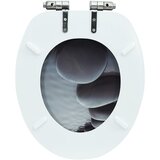  Toaletna daska s mekim zatvaranjem MDF s uzorkom kamenja | shoptok.hr