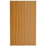Krovni panel 12 pcs Prirodna 80 x 45 cm Pocinčani čelik - Svijetlo drvo 80 x 45 cm 12 | shoptok.hr