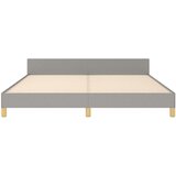  Okvir za krevet bez madraca svjetlosivi 160 x 200 cm od tkanine | shoptok.hr