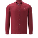 Dewberry G674 MENS SHIRT-DARK BURGUNDY | shoptok.hr