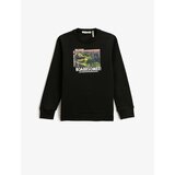 Koton Sweatshirt - Black - Regular Cene