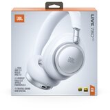 JBL LIVE 780NC Brezžične slušalke bele z Bluetooth barve, Over-Ear slušalke odstranjevanjem hrupa | Shoptok.si