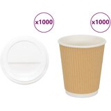  Papirnate šalice za kavu s poklopcima 1000 kom 8 oz 200 ml | shoptok.hr