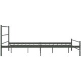  Za krevet sivi metalni 140 x 200 cm | shoptok.hr