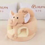 Foteljica za decu Baby Elephant Brown