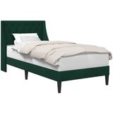  Krevetna konstrukcija Tamnozelena 90 x 190 cm Baršun | shoptok.hr