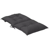  Jastuci za stolice 4 kom prošarano antracit 100x50x7 cm tkanina | Eponuda.com
