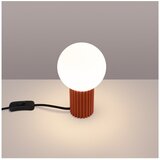 Sollux Narančasta stolna lampa sa staklenim sjenilom (visina 19 cm) Orbital – | shoptok.hr