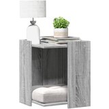 vidaXL Omara za mačje stranišče siva sonoma 80x50x45 cm inž. les | Shoptok.si