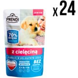 FRENDI Kesica za mlade pse junior teletina 100g x24 komada | ePonuda.com