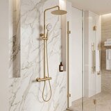 Rea Tuš set s termostatom Drop Brush Gold Cene